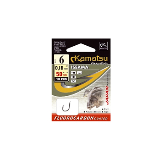 KAMATSU przypon ISEAMA karp #10 50cm/10szt
